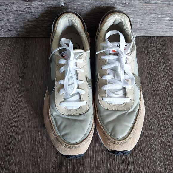 NIKE Waffle Debut Men's Shoes Size 9.5 - Light Stone Olive - Picture 3 of 9